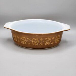 Promo Vintage Pyrex Regency 043 Oval Casserole Dish NO LID 1965 1.5 Qt Read
